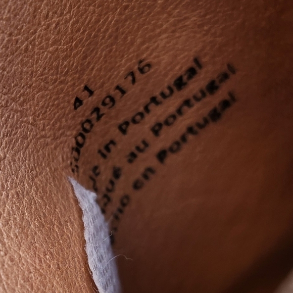 Free People Elle block heel boots brown louch leather boots - Picture 6 of 10